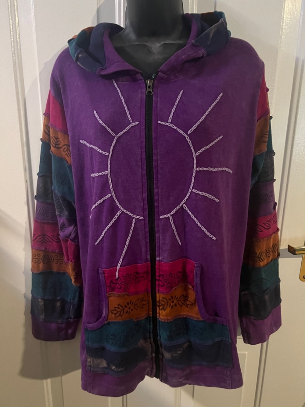 GREATER GOOD ☀️ 100% COTTON HOODED KANGAROO POCKET ZIP-UP SWEATSHIRT Women’s 1X